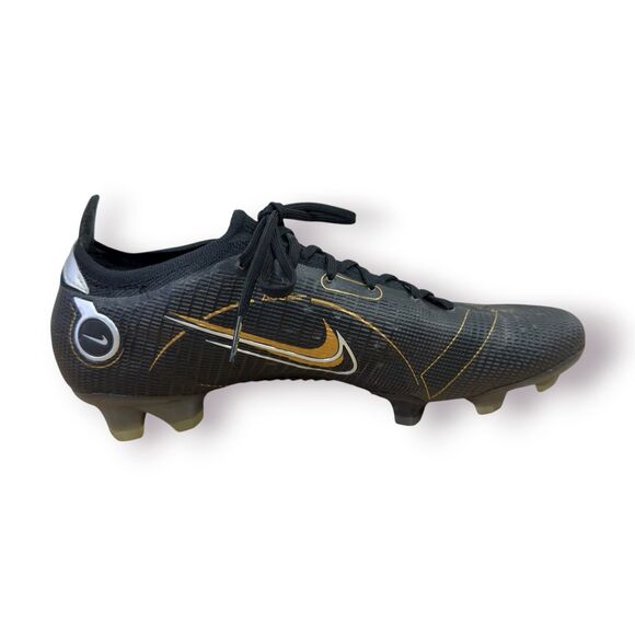 Nike Merucial Vapor 14 Elite FG Soccer Football Cleats - Men Size 9.5 Gold Black - Picture 8 of 13